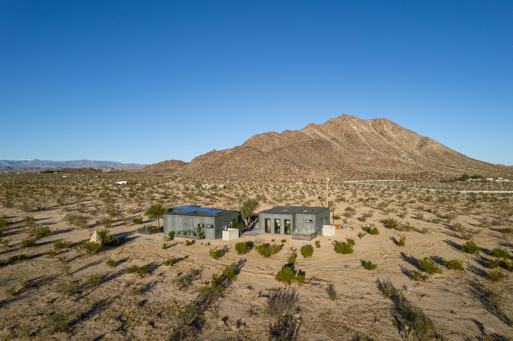 Aerial of the five acres beneath Goat Mountain